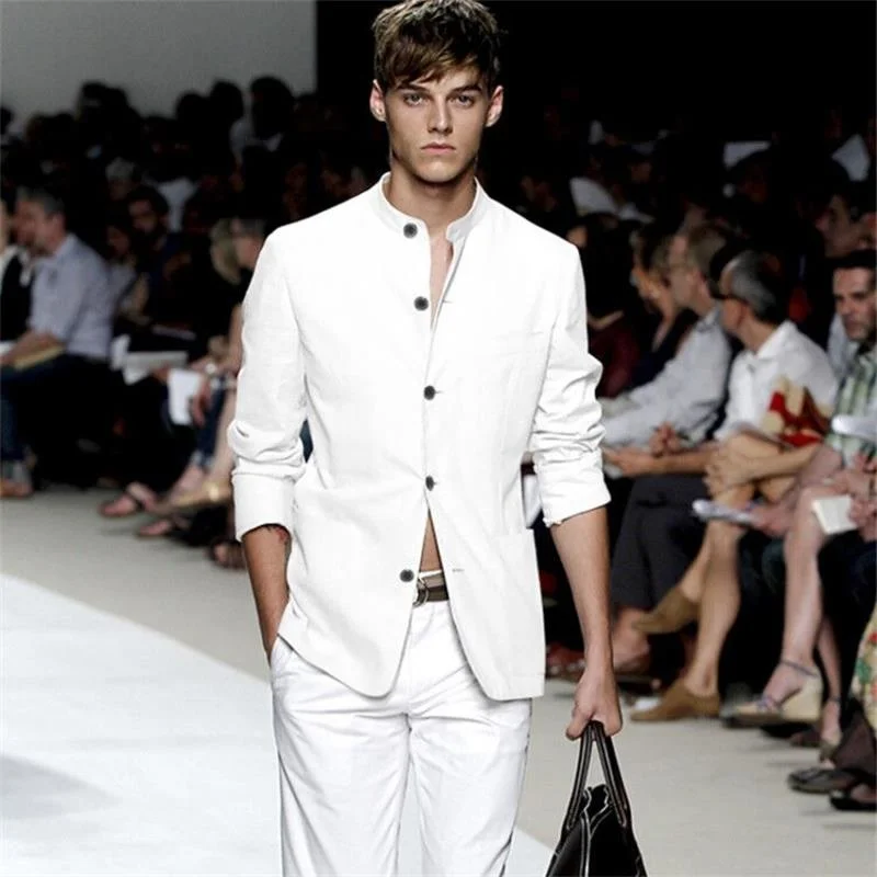 

Мужская куртка, маленький костюм в британском стиле, маленькая приталенная зимняя куртка с воротником-стойкой, новый товар, маленькая куртк...