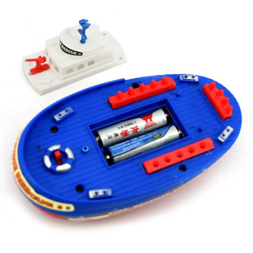 

Kuulee Children Mini Electric Speed Boat Navigation Model Waterproof Boat Toy Christmas Gift