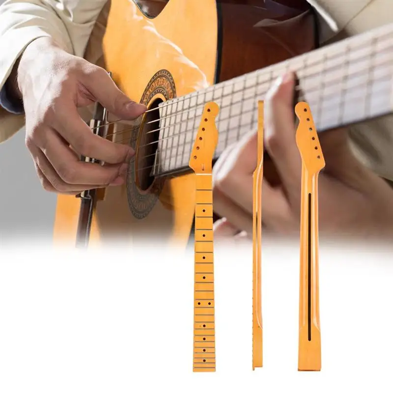 

Electric Guitar Neck 22 Fret Maple Guitar Neck for Guitar Neck Replacement Gift for Friends Party Decorations