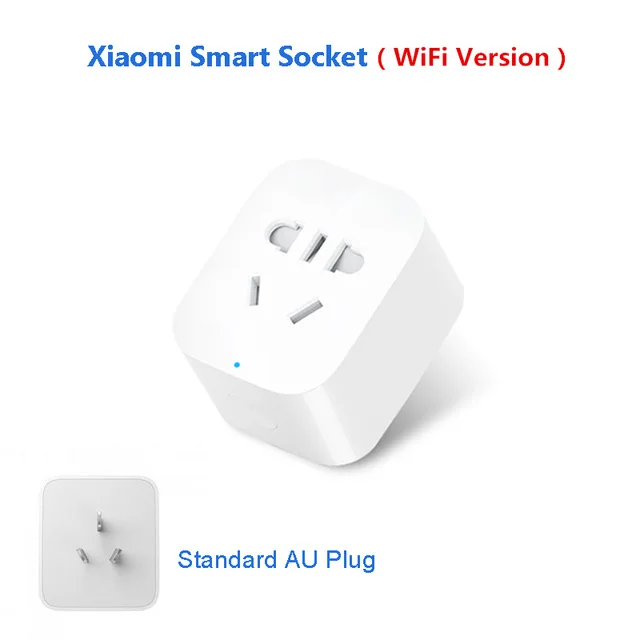add AU adapter Xiao mi jia zigbee умная розетка Wifi приложение беспроводные Переключатели Таймер штекер для Android ios работа с mi home App - Цвет: add AU adapter