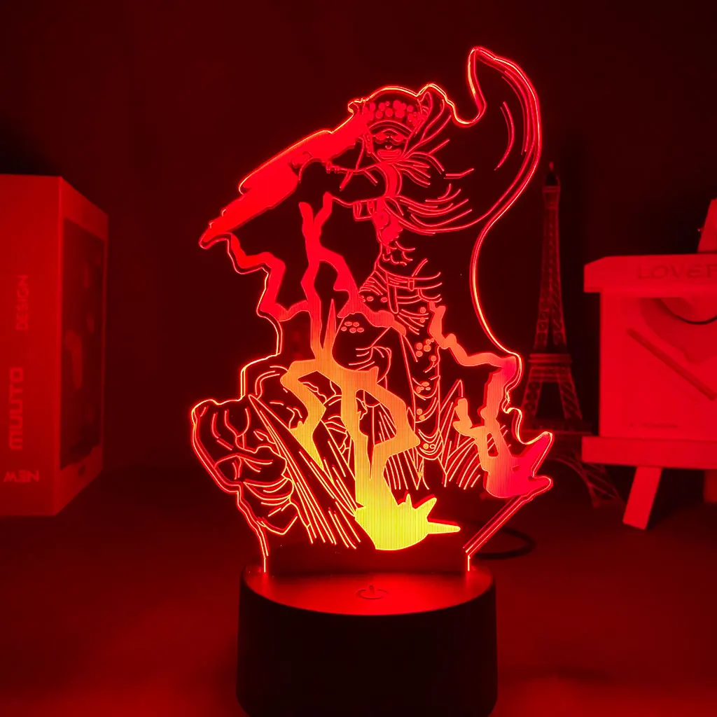 

Lamp Led Anime Figure ONE PIECE Trafalgar D. Water Law Kids Night Light Valentines Day Gift For Boyfriend Room Light