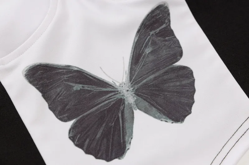 

2020 women summer Suspenders printed butterfuly sexy clothes fashion All-match t shirts women drop shipping YS45