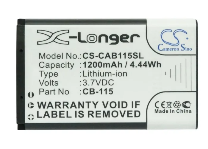 Аккумулятор Cameron Sino 1200mAh для CAT B100 CB-115 | Электроника