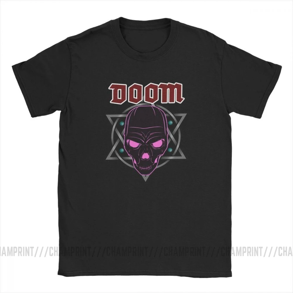 Мужские футболки Doom из 100% хлопка женская футболка в стиле ретро с принтом Конан