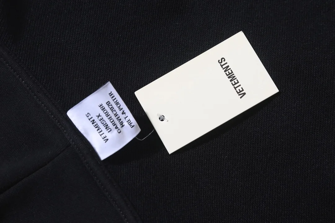 

2020ss Vetements Wash Label Stitching On Hood Women Men Hoodies Sweatshirts Hiphop Kanye West Oversized Men Hoodies Pullover