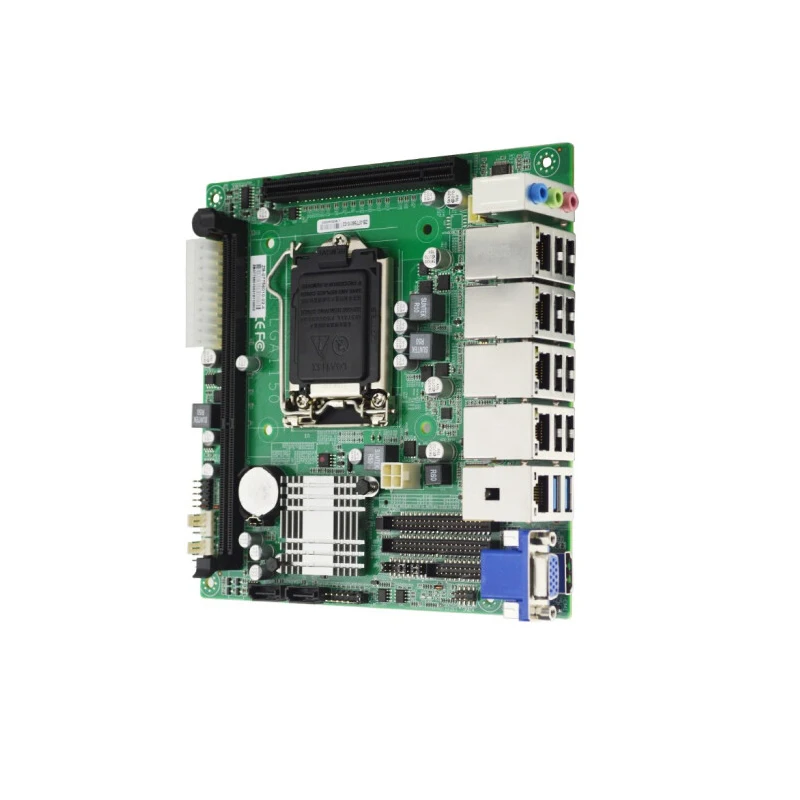 EITX-7560-01 Промышленная материнская плата ddr3 H81 Intel 4-го поколения LGA1150 5 * LAN 2 USB3.0 8 USB2.0