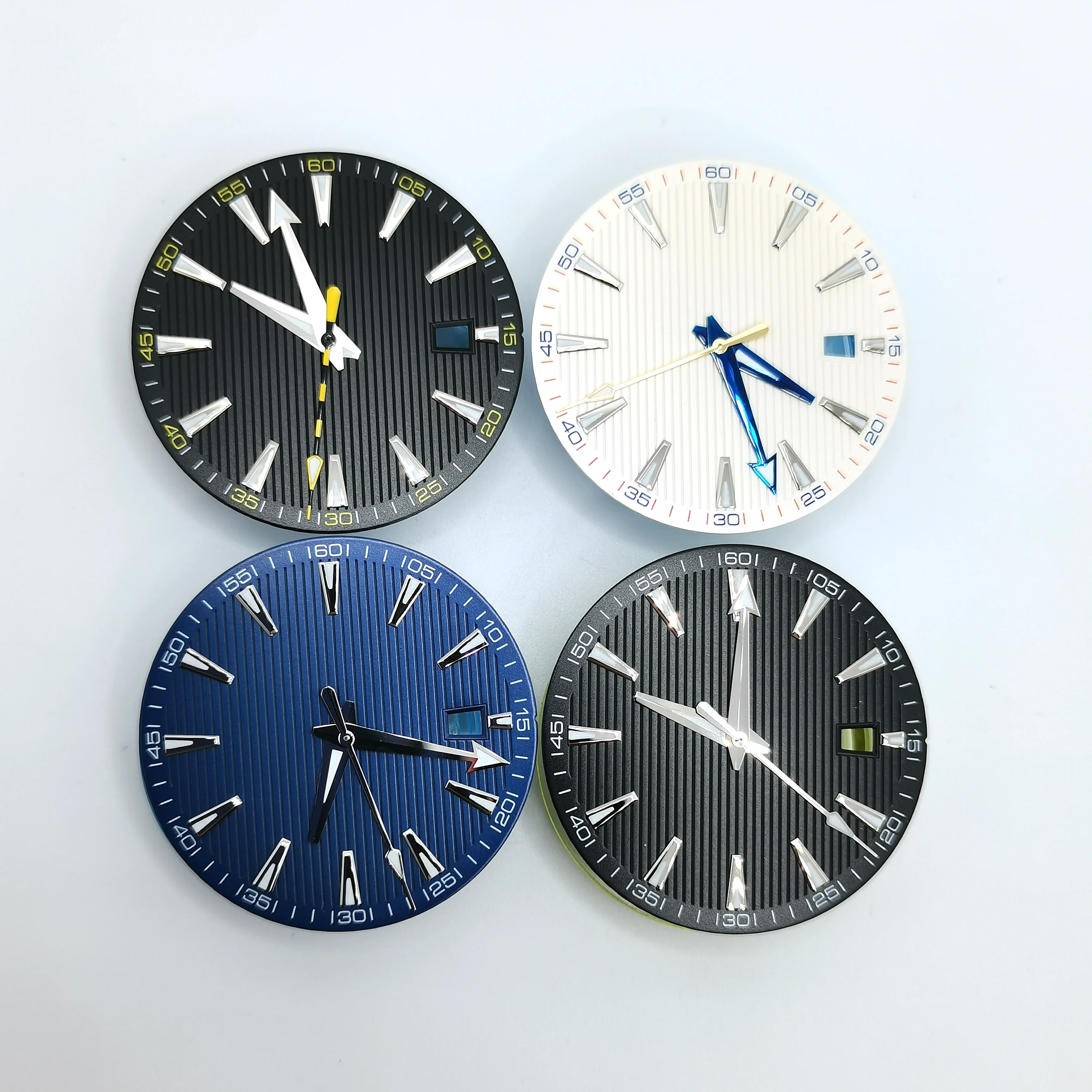 Watch Part 33.5MM Green Luminous Dial And Hands Fit NH35 Miyota8215 8200 Automatic Movement