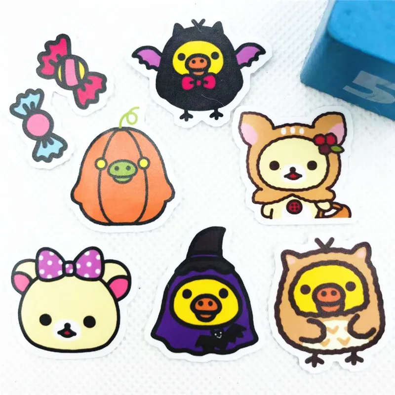 

40 cute animal stickers crafts DIY scrapbook decoration stickers