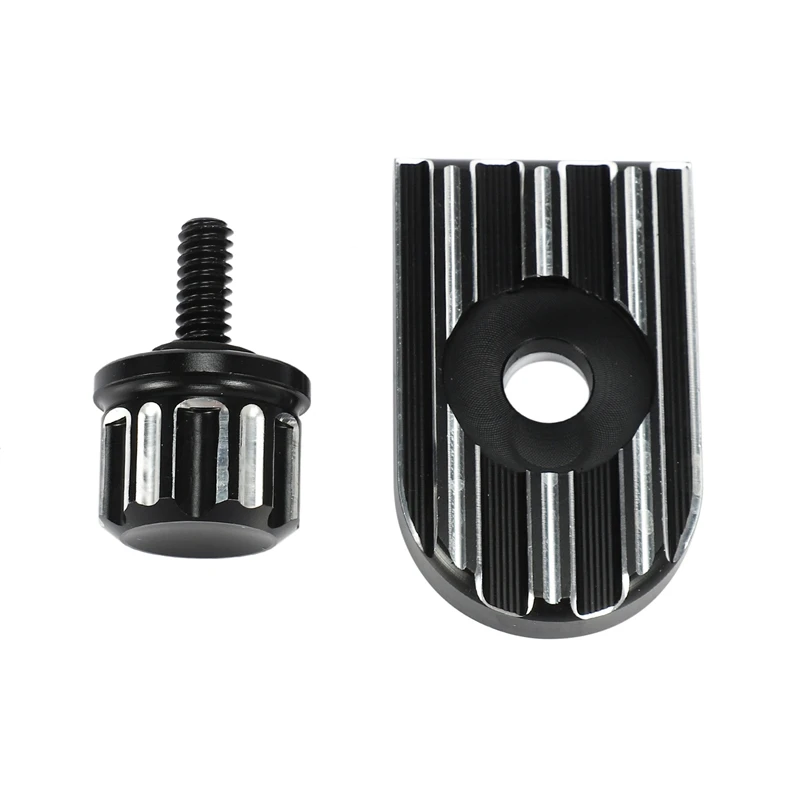 

Seat Bolt Tab Screw Mount Knob Cover for Sportster Dyna Touring Ultra Fatboy Road Softail FLHR FLHX