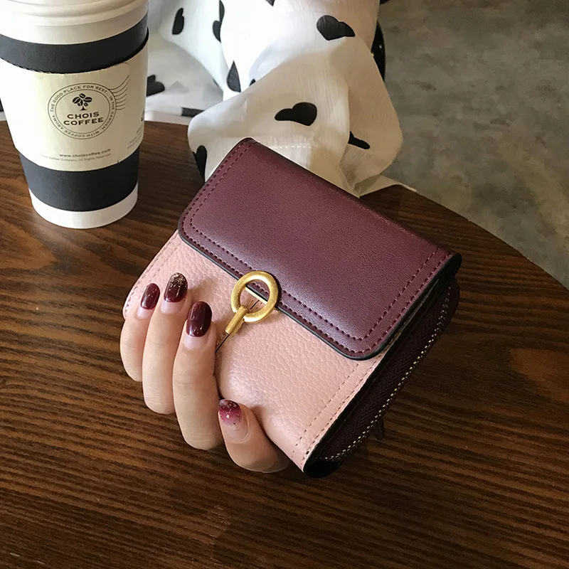 Новый женский складной кошелек из натуральной коровьей кожи роскошный мягкий