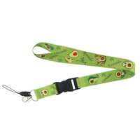 summer fruit detachable mobile phone lanyard key card identification straps usb badge holder diy cord hanging lariat laces e0771