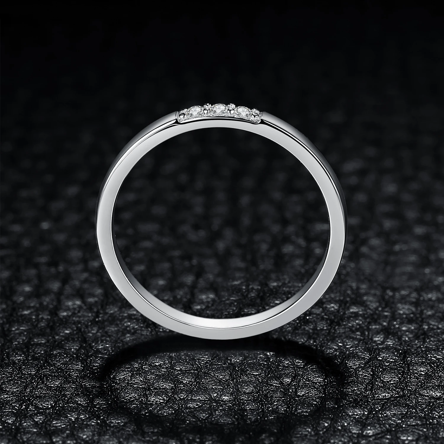 JewelryPalace 3 Камень Кубического Циркония Обручальное кольцо 925 пробы Серебряный свадебный набор подарок для Best друзей Новое поступле