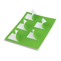 50 sheet a4 green self adhesive sticker label matte surface copier craft paper sheet for laser inkjet printer paper