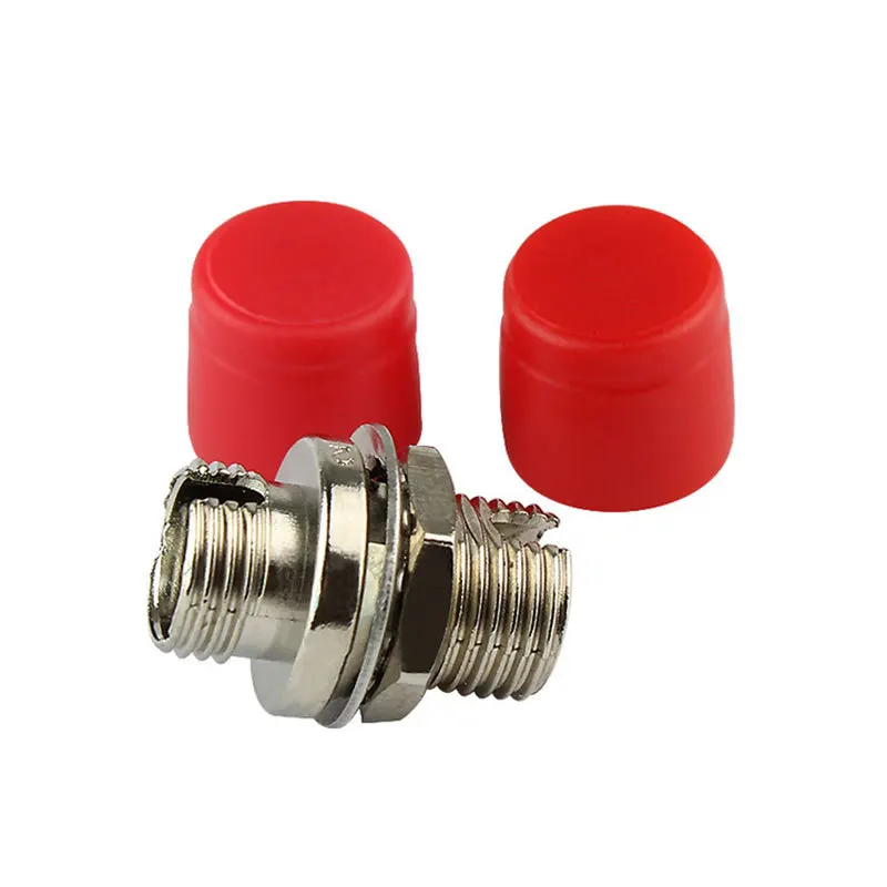 200PCS/LOT Optical Fiber Coupler Adapter Optical Coupling FC UPC Ftth Connector Small D Flange High Quality Wholesale
