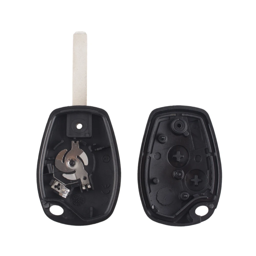KEYYOU 10X для Renault Duster Megan Modus Clio Kangoo Logan Sandero Nissan Almera 2 кнопки ФОБ|Ключ от авто| |