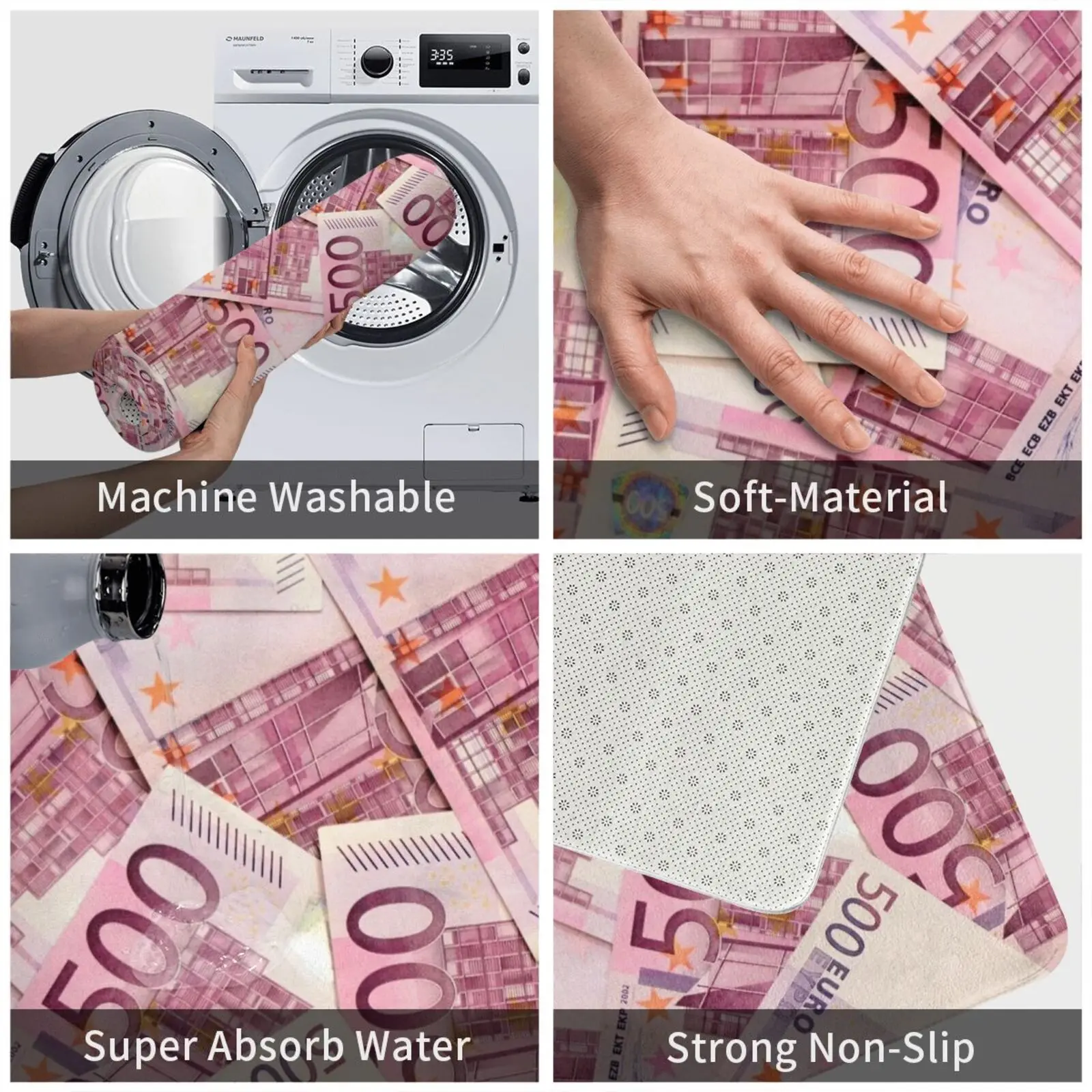 Cheddar: коврик для входной двери в зоне евро ванной ковер денег долларов дешево