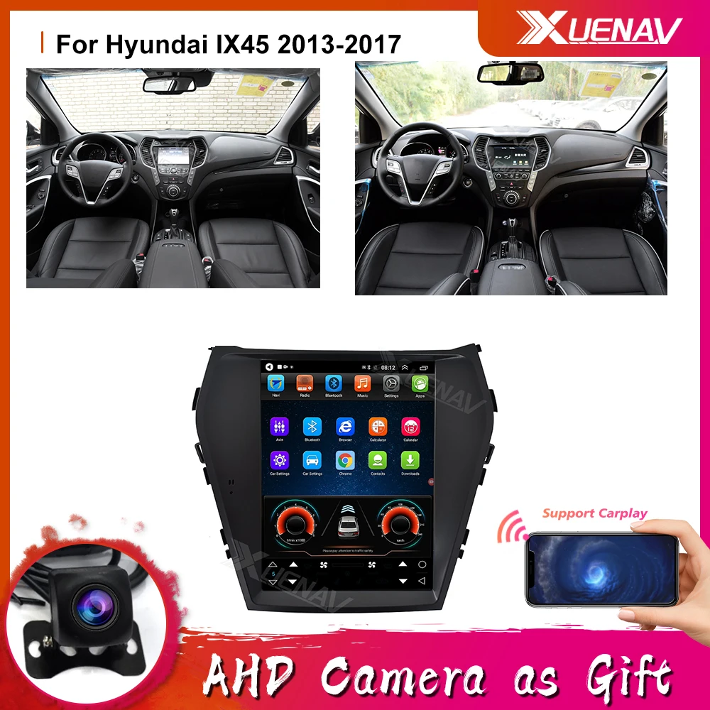

Car Autoradio DVD Player for Hyundai IX45 2013 2014 2015 2016 2017 Car Radio Tape Recorder Head Unit Multimedia Player