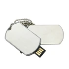 USB флеш-накопитель в форме военной бирки, 4 ГБ, 8 ГБ, 16 ГБ, 32 ГБ