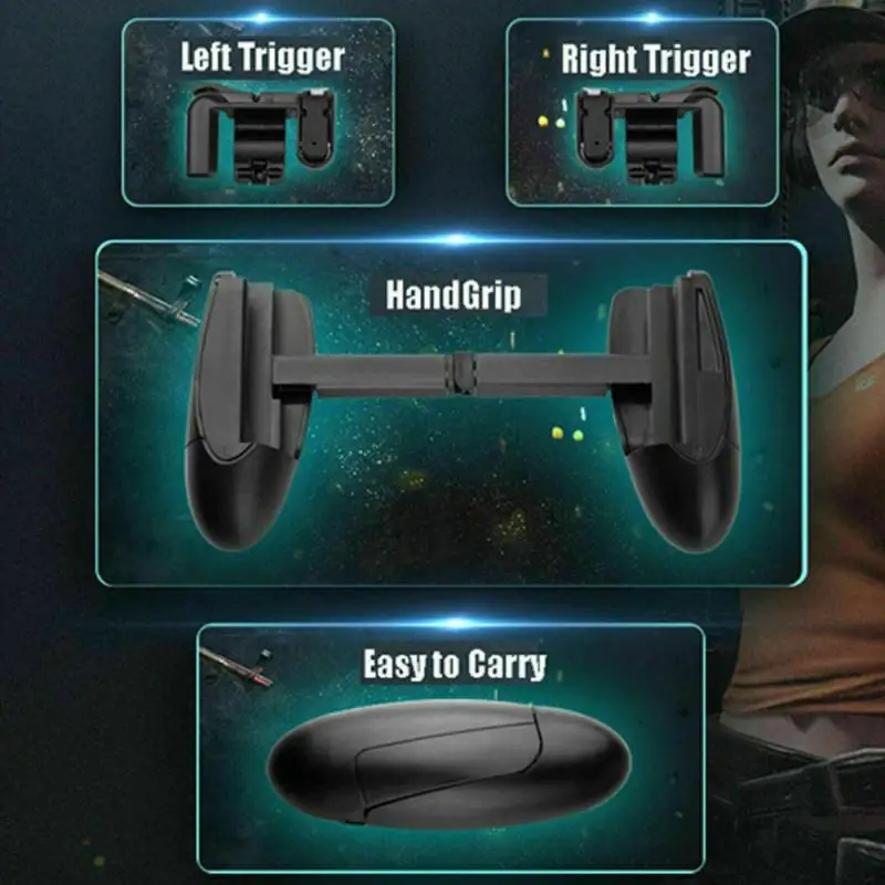 Контроллер геймпада мобильный контроллер пусковая игра кнопка огня L1 R1 триггер