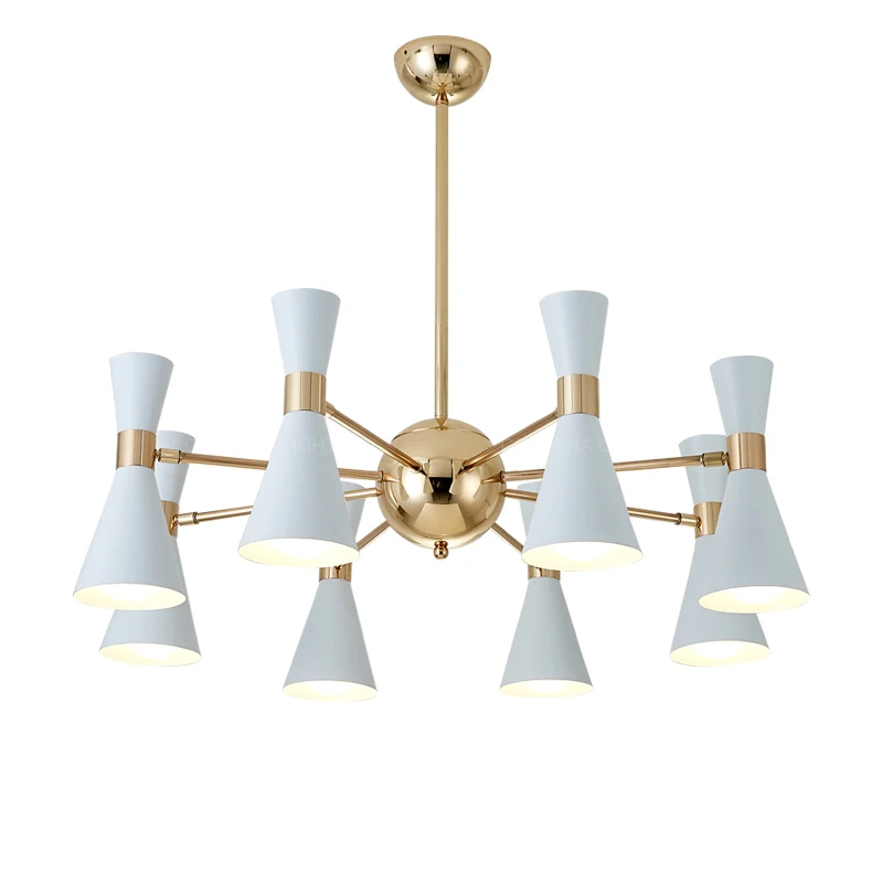 Белая люстра для спальни черная Современная Потолочная освещение кухни гостиной