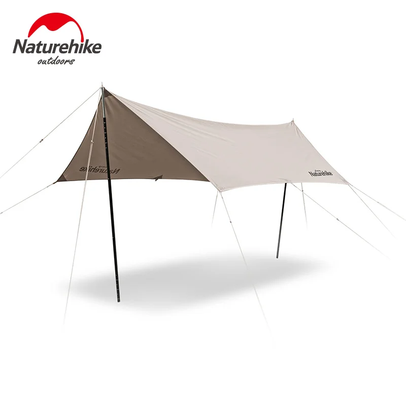 Kaufen Naturehike Baumwolle Hexagonal Markise Zelt Große Raum Wandern Camping Reisen Sun Shelter Baumwolle Baldachin Sonnencreme NH20TM005