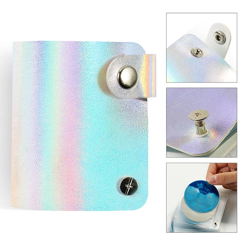 Держатель для штамповки ногтей с 24 отделениями сумка хранения прочная женская