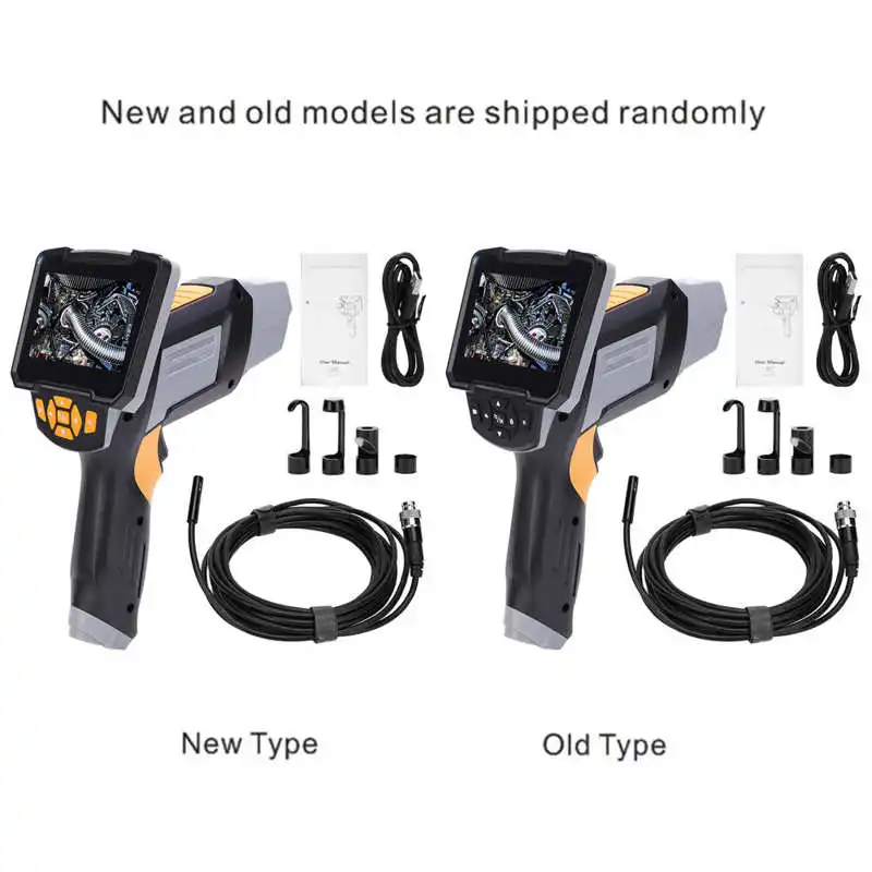 

1080P Dual Lens Digital Industrial Endoscope with 4.3in LCD Display IP67 Waterproof 5m Pipe