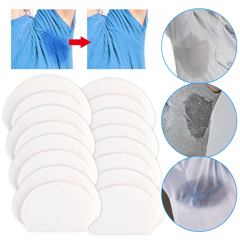 

50/100/200/400pcs Hot Summer Disposable Underarm Sweat Pads Armpit Clothes Dress Anti Sweat Absorbing Deodorant Perspiration Pad