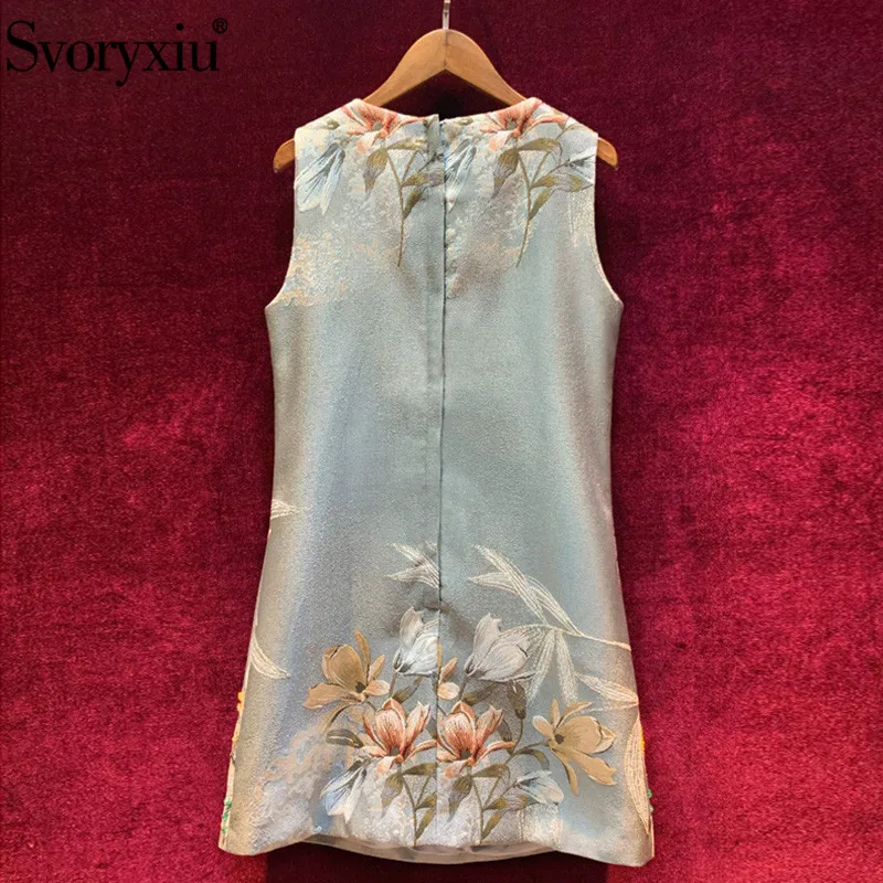 Женское жаккардовое платье Svoryxiu разноцветное винтажное платье-чехол с принтом