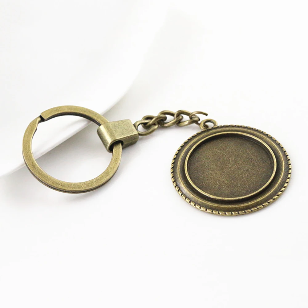 25 мм Внутренний размер старинная бронзовая Камея установочная база Ручная