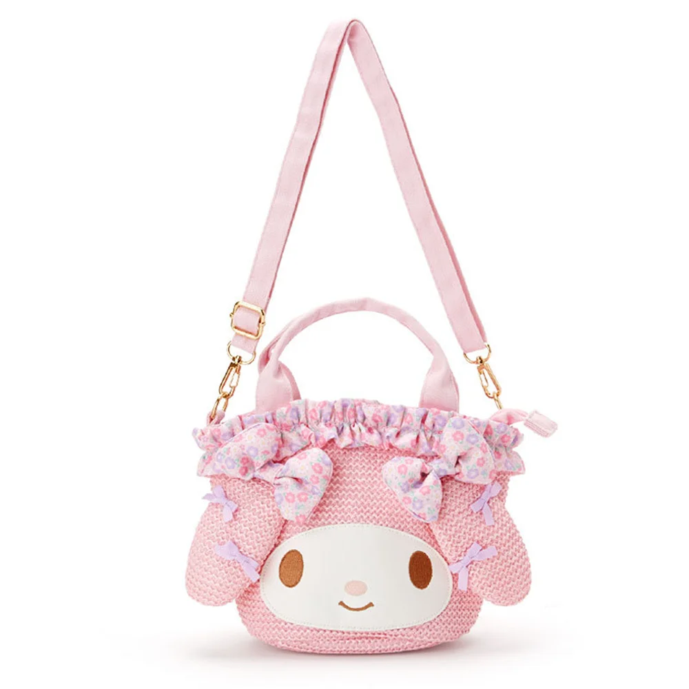 Дорожная сумка с рисунком кошки Sanrio мультяшный рюкзак на плечо боковым карманом