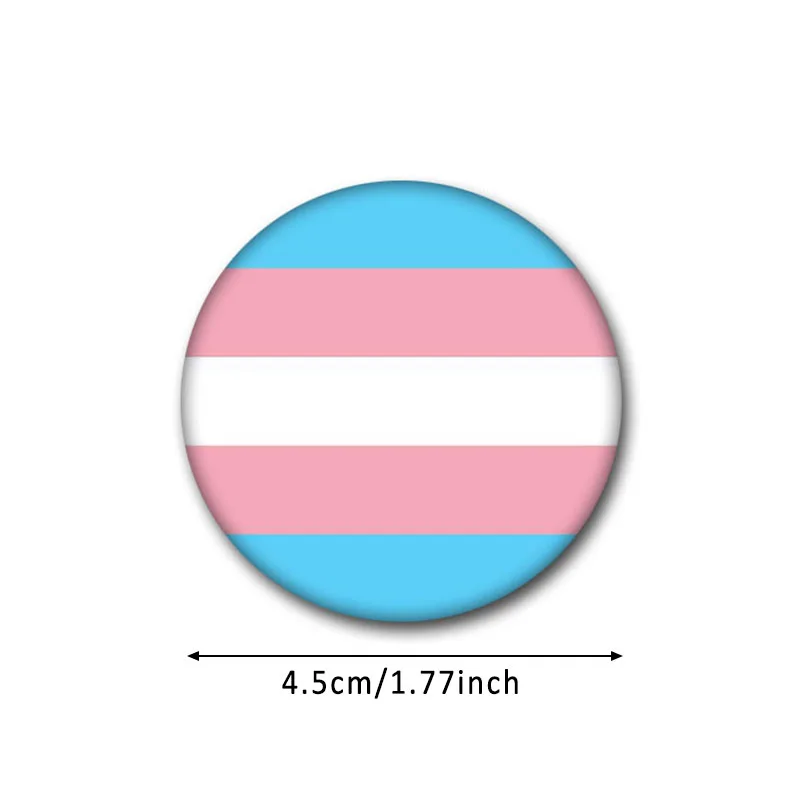 Значки с радужным флагом круглые значки для гомосексуалистов металлические