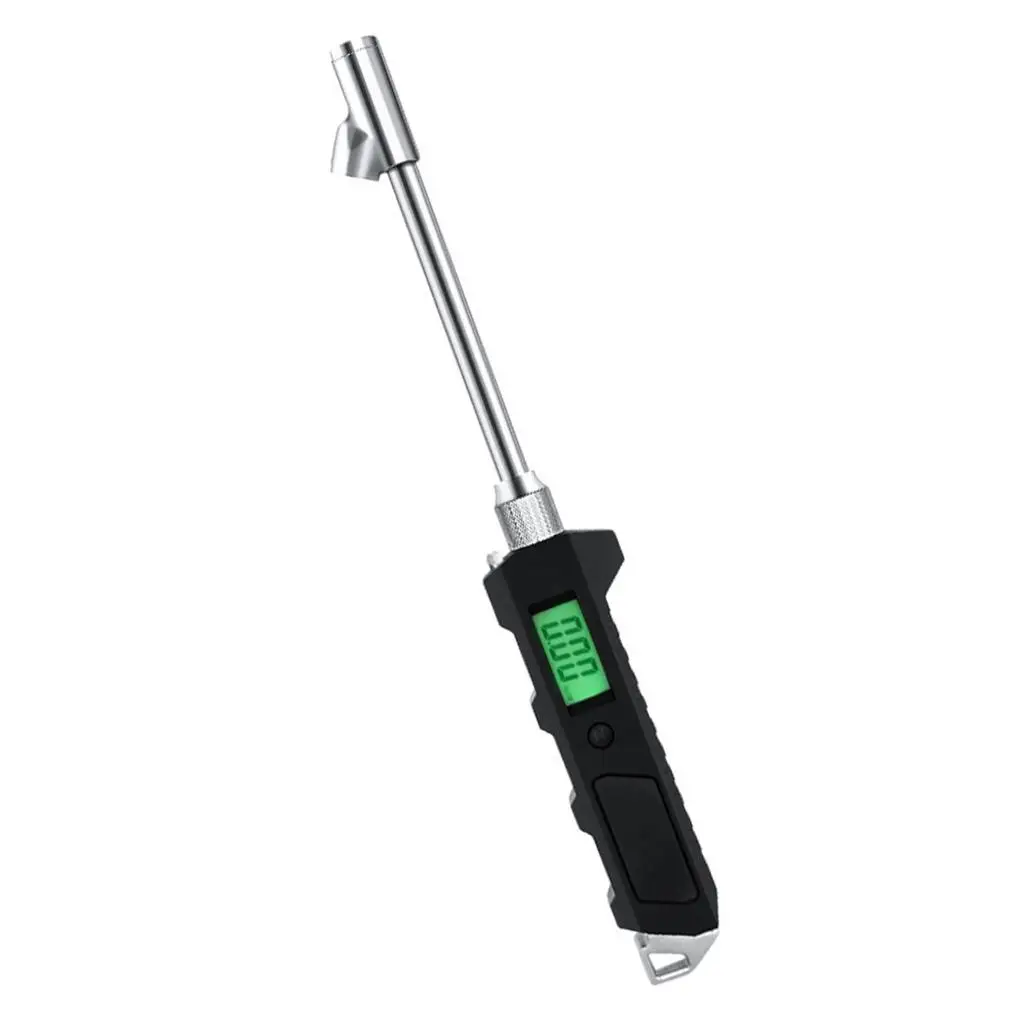 

Heavy Duty Digital Tire Pressure Gauge Meter 0-230 PSI Stainless Steel Dual Head with Backlit LCD Display, LED Lamp
