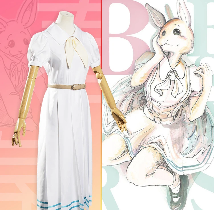 Аниме Beastars Haru JK Униформа кролик платье косплей костюмы Хал легоши Черри Академия