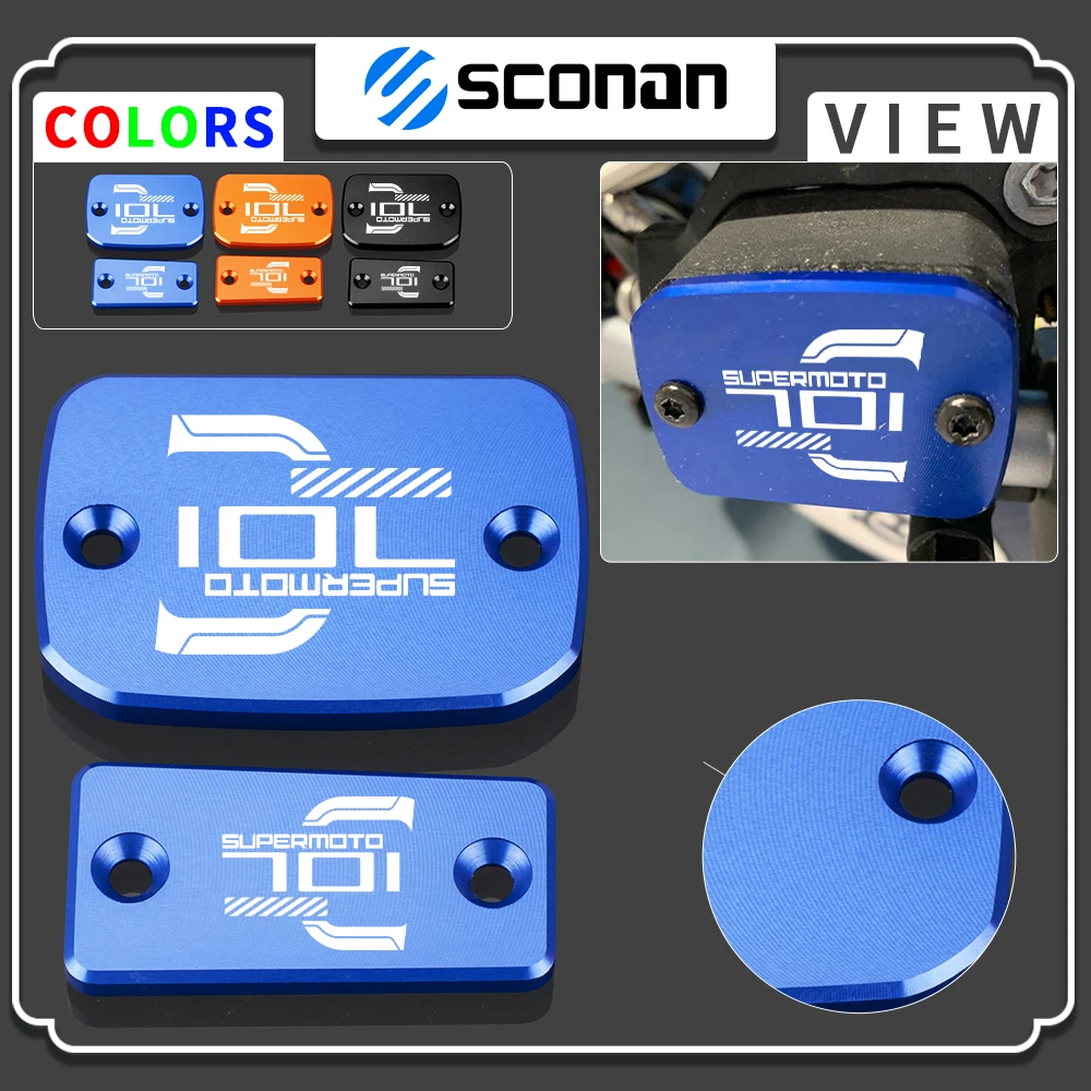 Аксессуары для мотоциклов CNC масляная жидкость крышка для Husqvarna 701 supermoto 2016 - 2021 2020 2022 крышка цилиндра тормозной муфты