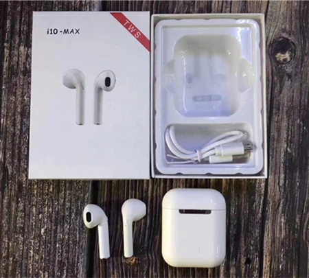Mambaman Беспроводные наушники с Bluetooth 5,0 i10 max tws i10 tws Air Ear Наушники с зарядным устройством для Apple iPhone android - Цвет: white