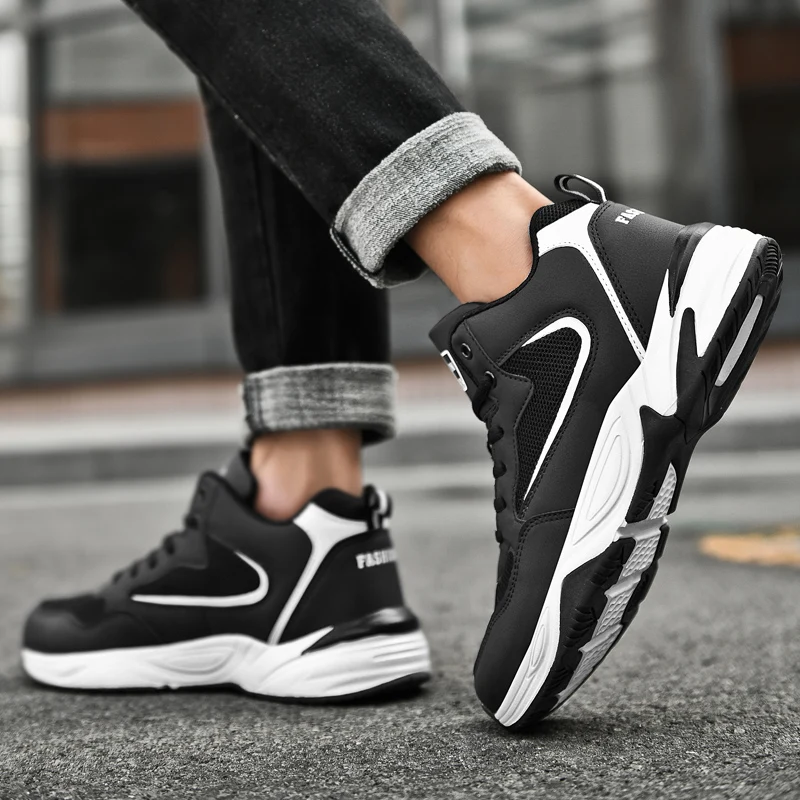 

2021 Summer Men'S Casual Fashion Sports Shoes Non-Slip Wear-Resistant Breathable Running Shoes Basketball Shoes