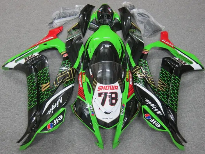

4Gifts Injection New ABS Fairings Kit Fit for kawasaki Ninja ZX-10R ZX10R 2016 2017 2018 2019 16 17 18 19 Full Tank cover