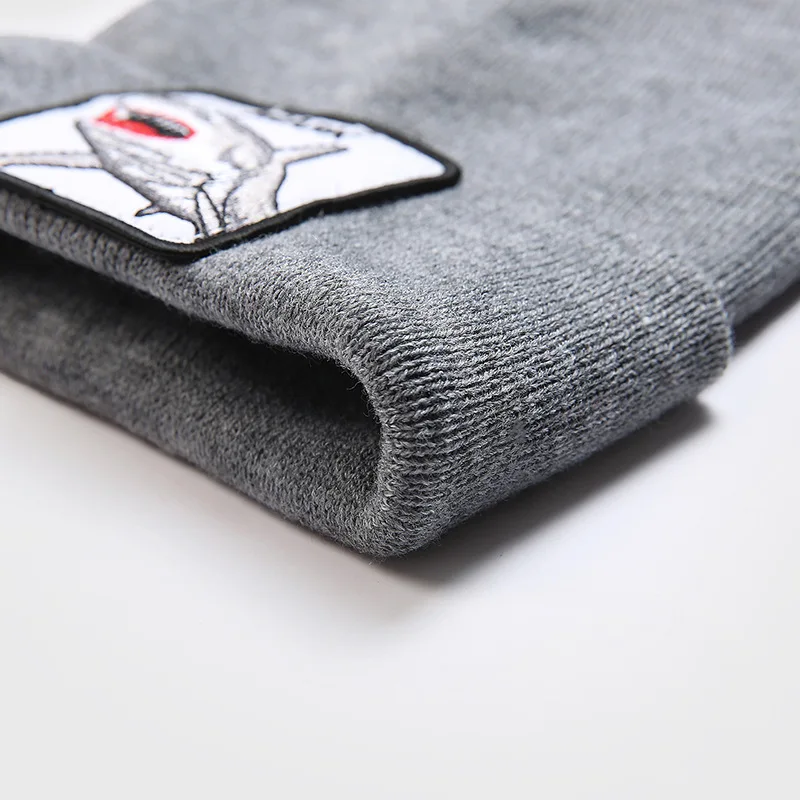 Хепберн бренд унисекс для женщин и мужчин шапочка с животными шерсть вязаная