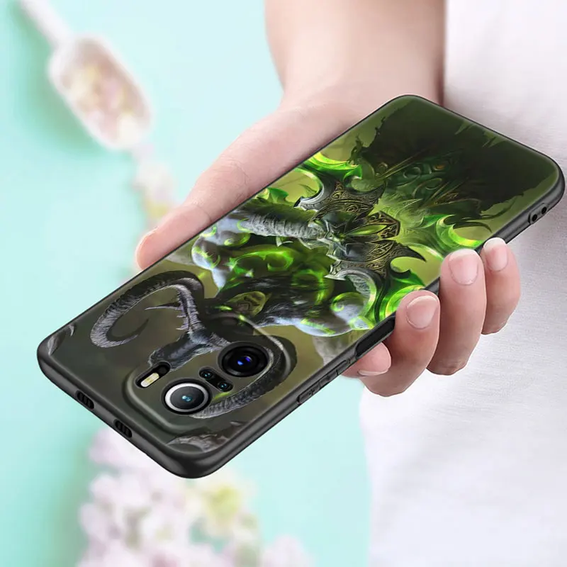 the world of warcraft phone case for xiaomi mi poco x3 nfc f3 gt m3 10t 11t 11x pro 11i a2 11 lite ne 5g civi soft black cover free global shipping