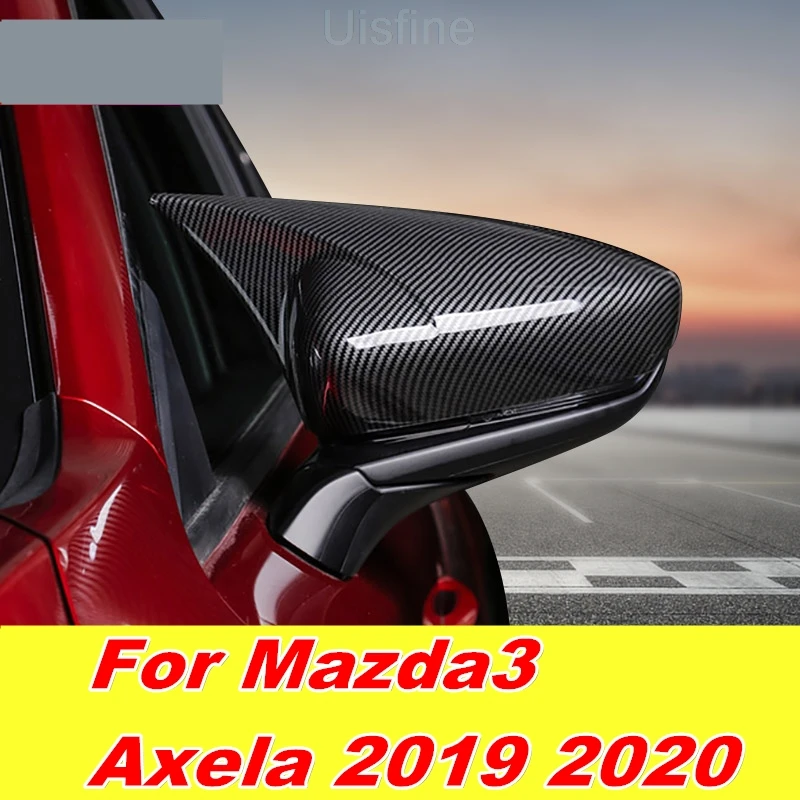 Накладка на зеркало заднего вида автомобиля для Mazda3 Axela 2019 2020 корпус из
