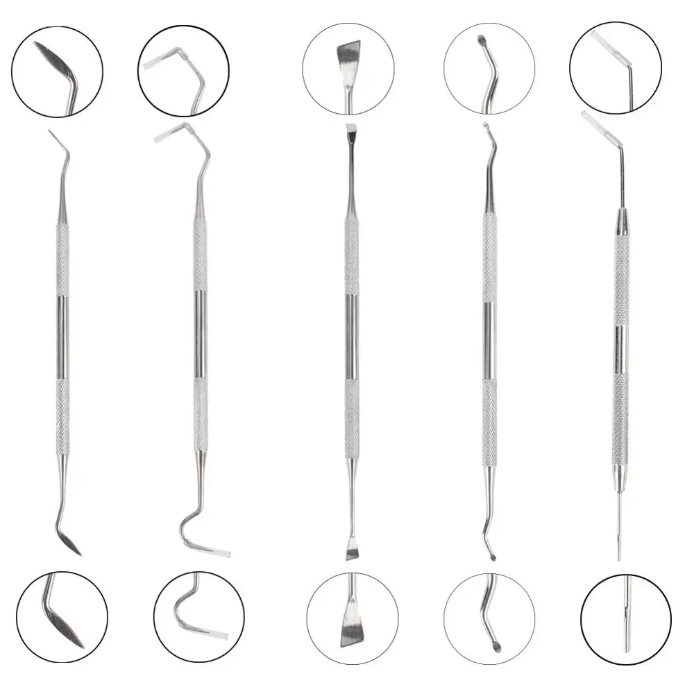 

9pcs/Set Gun Cleaning Kit Set 3 Brass Steel Nylon Brush + 6 Stainless Steel Nylon Pick Tactical Rifle Pistol Gun Cleaning Tool Z