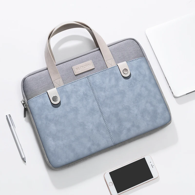 13 3 14 inch women laptop bag notebook handbags briefcase cute for huawei dell hp lenovo macbook air pro 13 15 16 m1 2020 case free global shipping