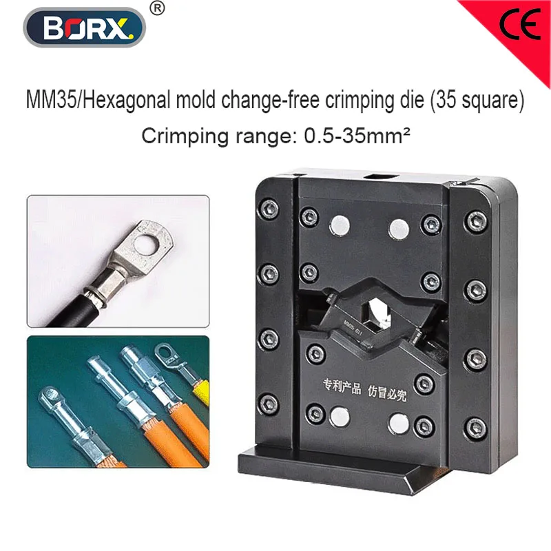 

High voltage wire clamp applicator cable lugs copper tubular terminal press die mold for crimping machine