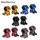 WESTHUNTER Крепление прицела винтовки 20 мм Picatinny Rail универсальные оптические смотровые кольца подходят для 1 дюйм 25,4 мм30 мм трубки Охотничьи аксессуары