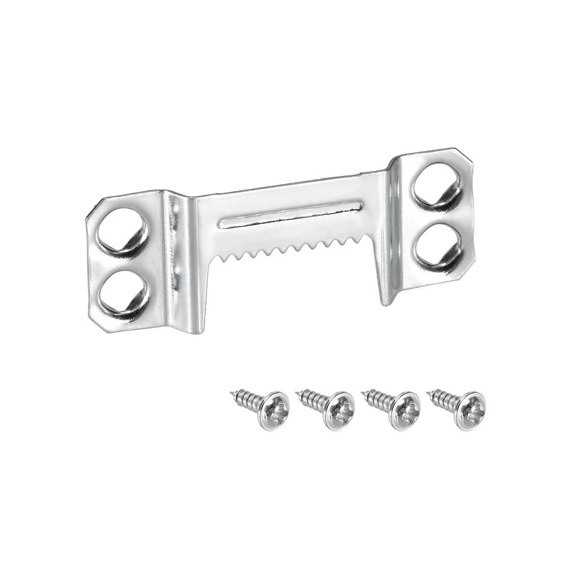 

uxcell Sawtooth Picture Hangers, 43mm 4-Hole for Frame Hanging, 100 Pcs