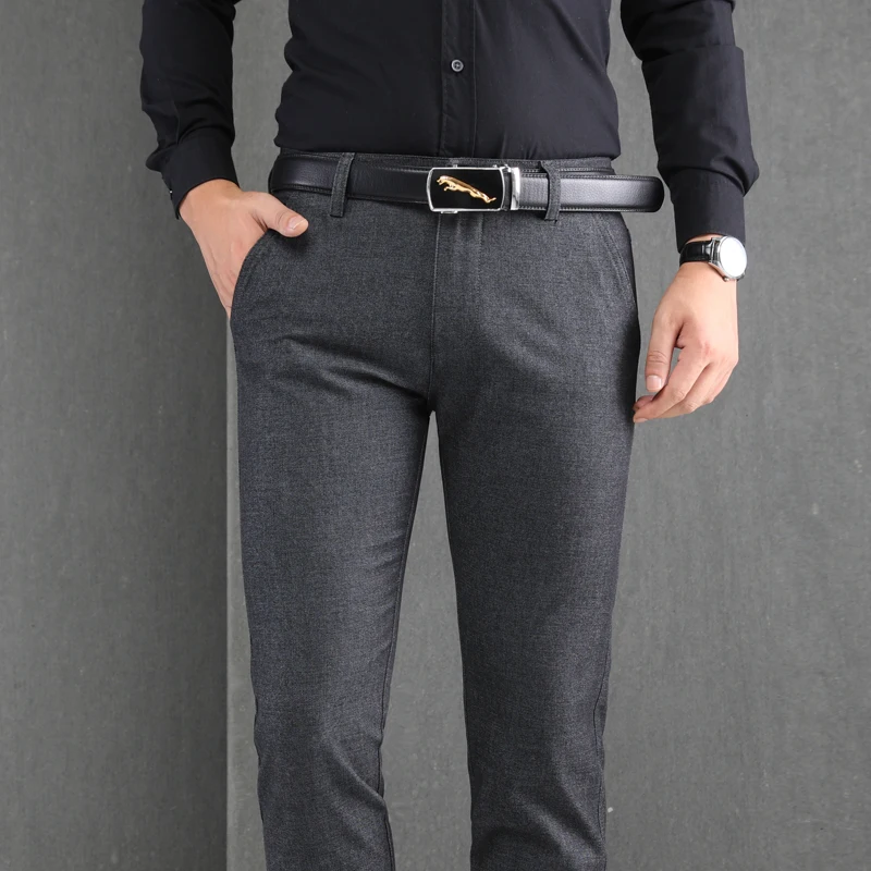 Новинка 2020 мужские повседневные брюки Корейская версия облегающих мужских брюк