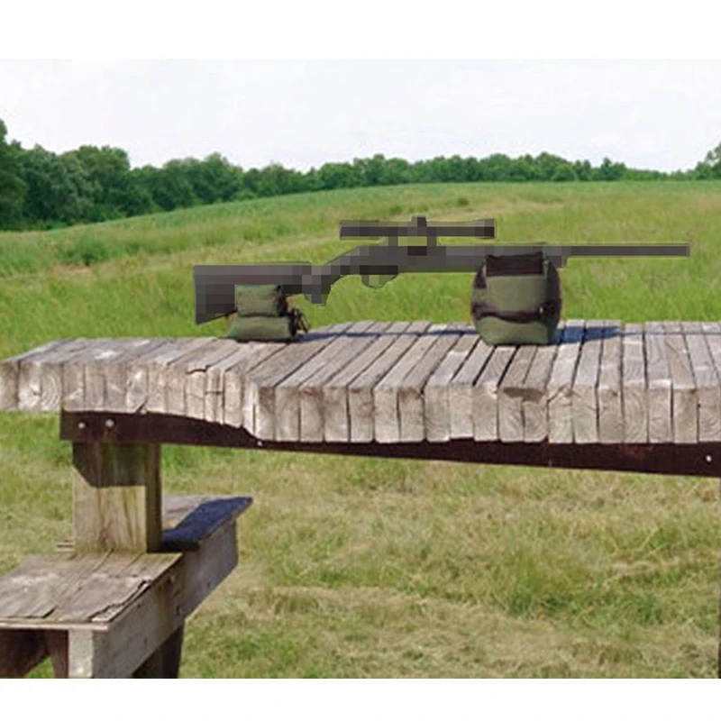 Тактическая Передняя и задняя Сумка поддерживающая винтовку песочница без песка