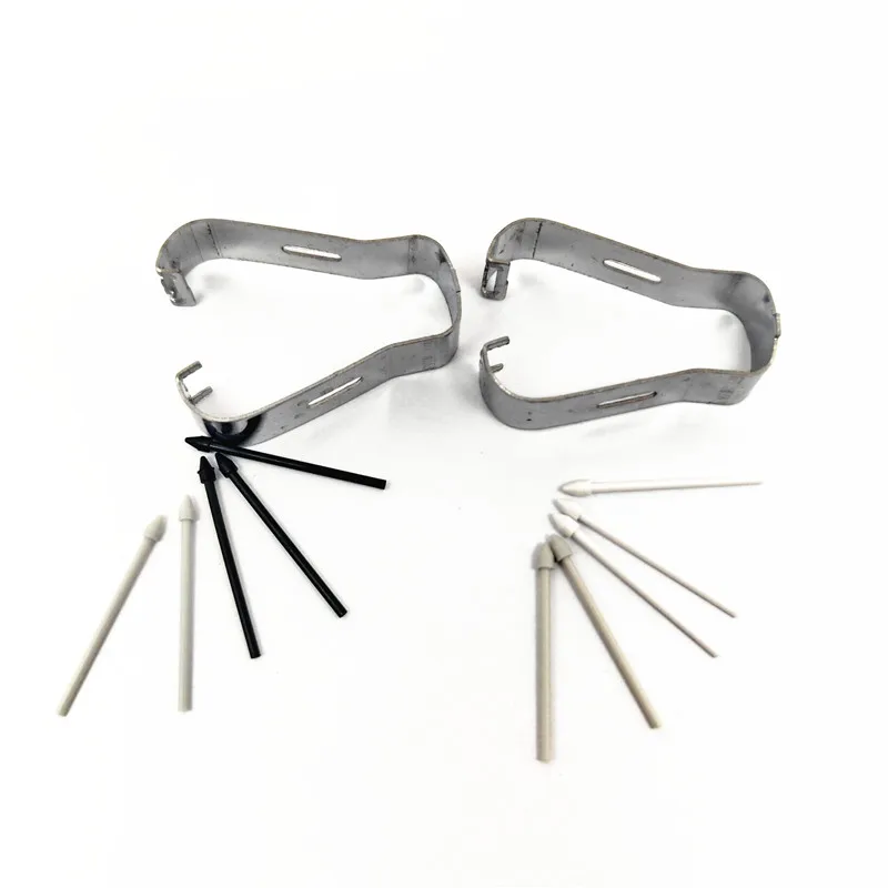 1Set Touch Stylus S Pen Tips Apply For Samsung Galaxy Note 5 /4/3 Tab A 9.7 P350 P550 P555 P600 Refill Tip + Metal Clip | Мобильные