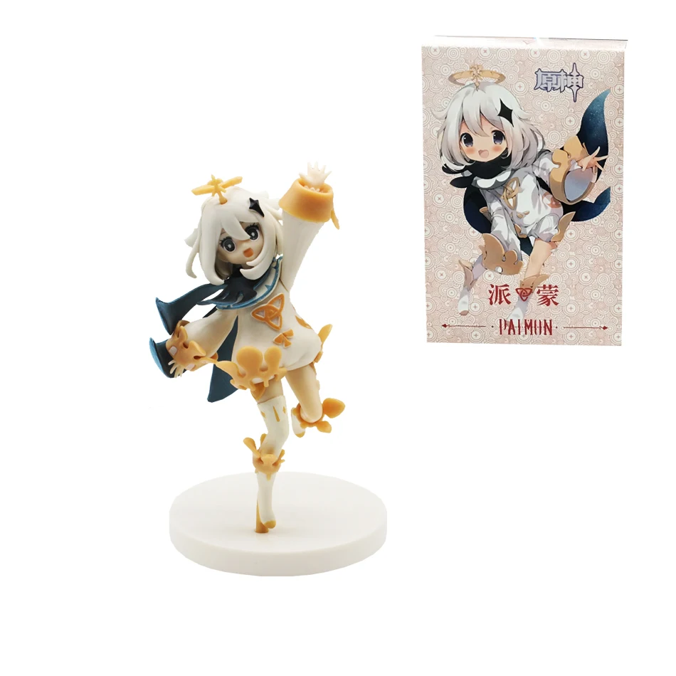 

Anime Figure Toys Genshin Impact Amber Anime Action Barbatos Di Luke Wendy Figures 14cm